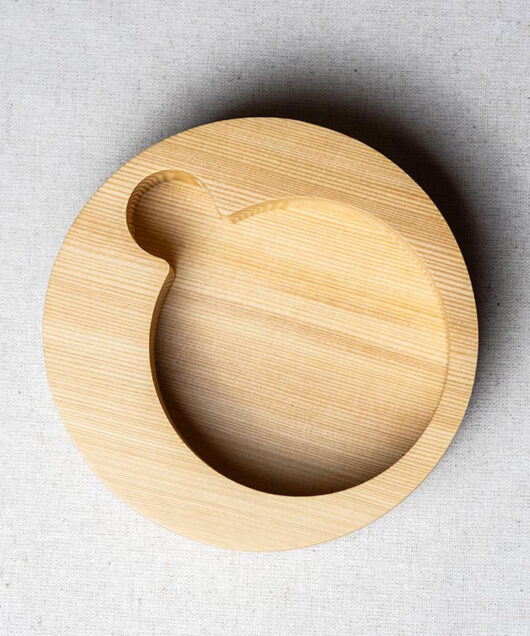 base para garrafa de vinho madeira